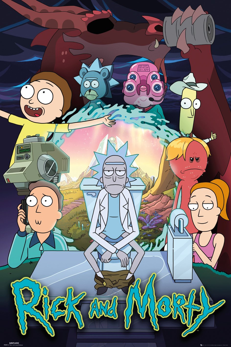 RICK AND MORTY season 4 poster