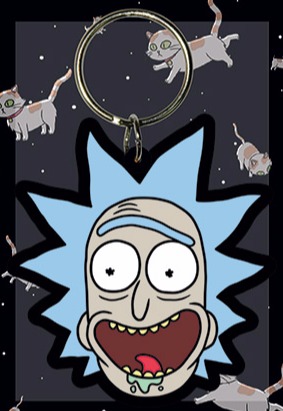 RICK AND MORTY Rubber Keychain
